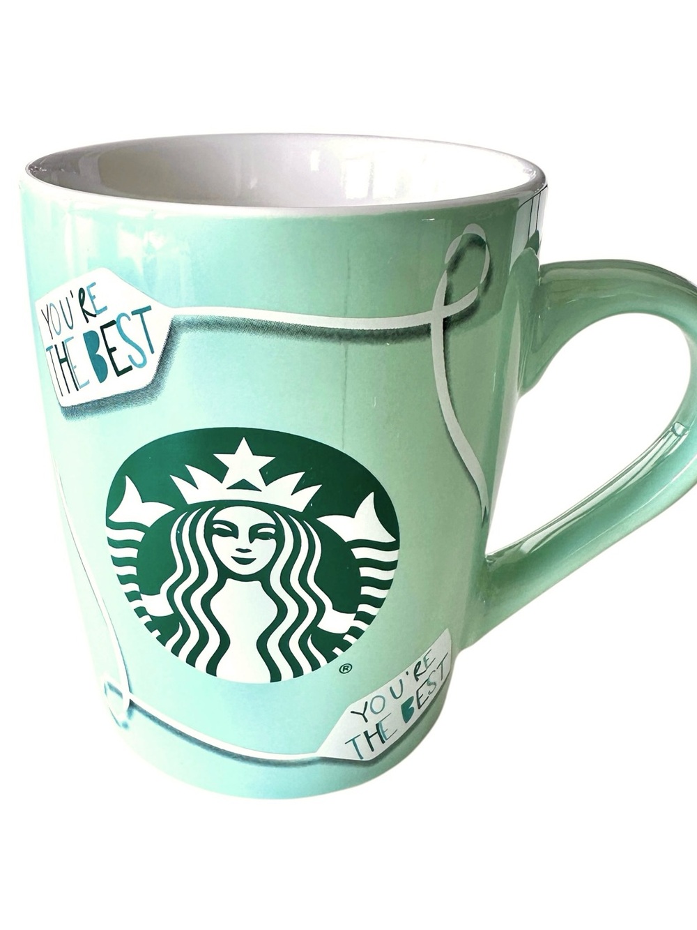 Starbucks Mermaid 2020 You’re the Best Mint Green Ceramic 10 Oz Mug